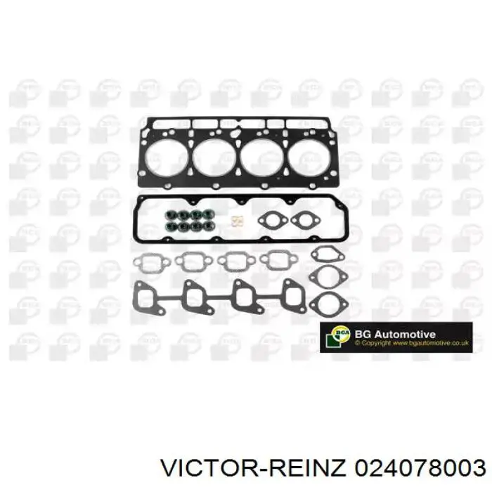 024078003 Victor Reinz комплект прокладок двигателя верхний