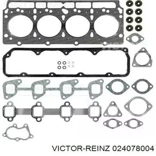 Верхний комплект прокладок двигателя 024078004 Victor Reinz