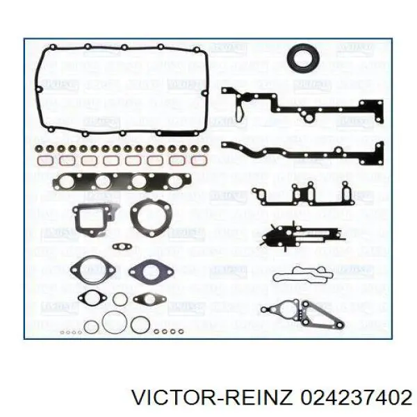 24237402 Victor Reinz комплект прокладок двигателя верхний