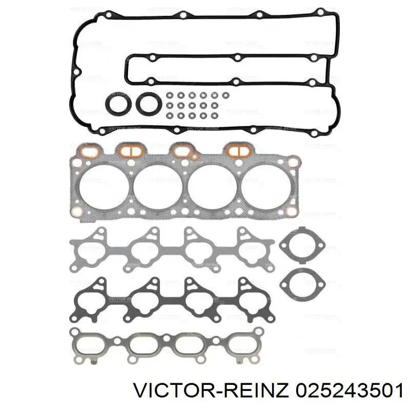 Верхний комплект прокладок двигателя 025243501 Victor Reinz