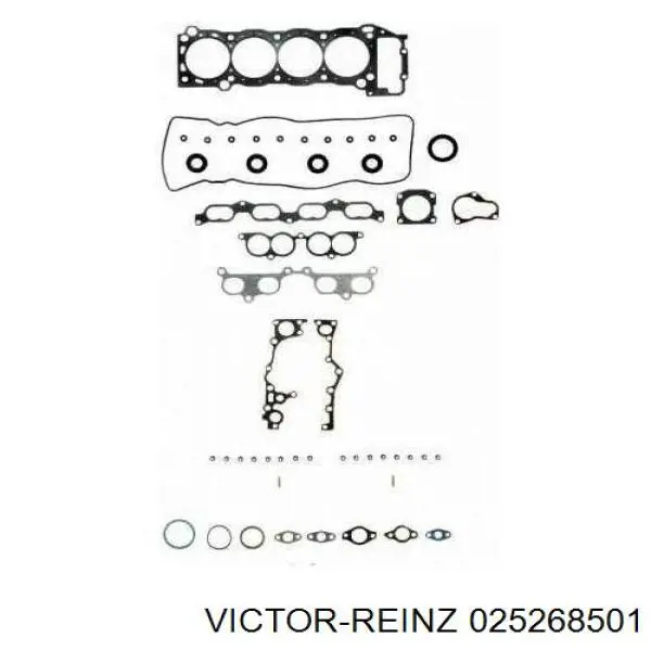 Верхний комплект прокладок двигателя 025268501 Victor Reinz