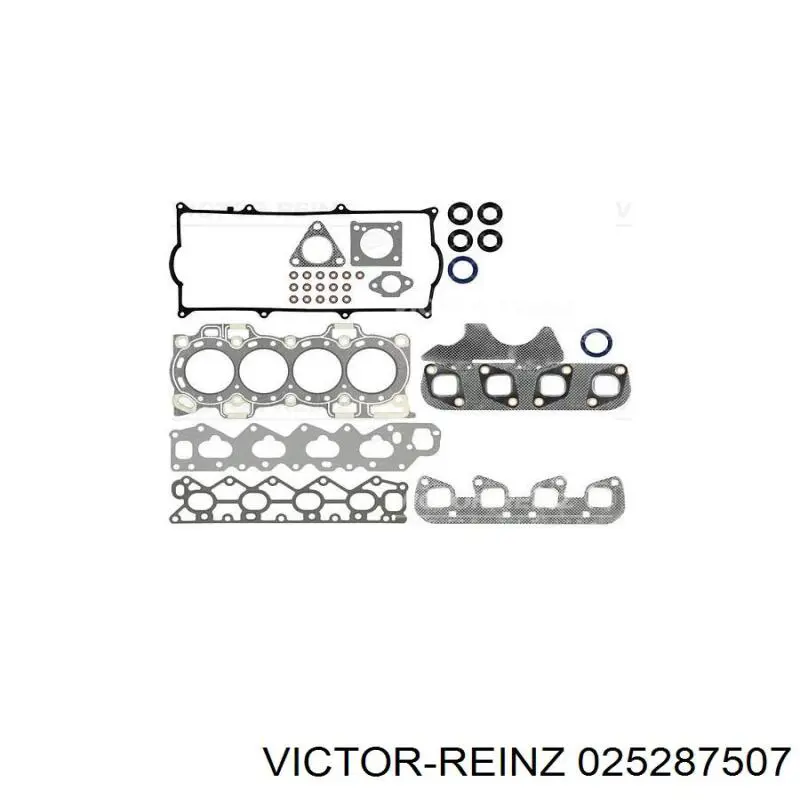 02-52875-07 Victor Reinz комплект прокладок двигателя верхний