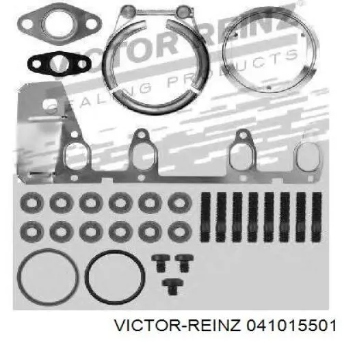Прокладка турбины, монтажный комплект VICTOR REINZ 041015501
