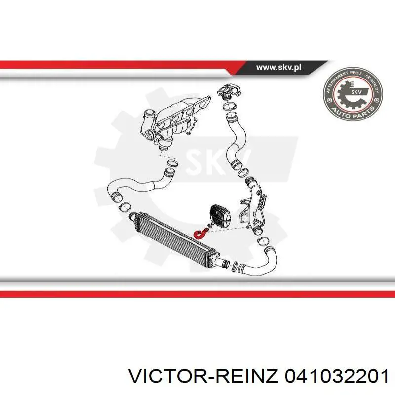 Vedante de turbina, kit de montagem para Audi A4 (8K2)