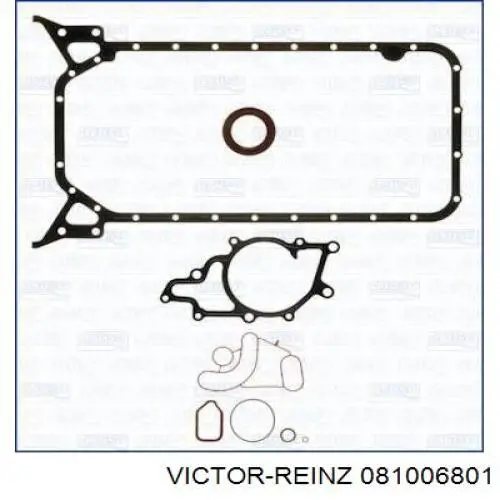 081006801 Victor Reinz Комплект прокладок двигателя, нижний