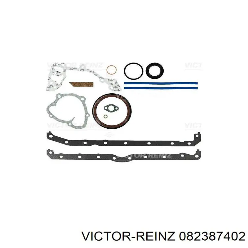 82387402 Victor Reinz комплект прокладок двигателя нижний