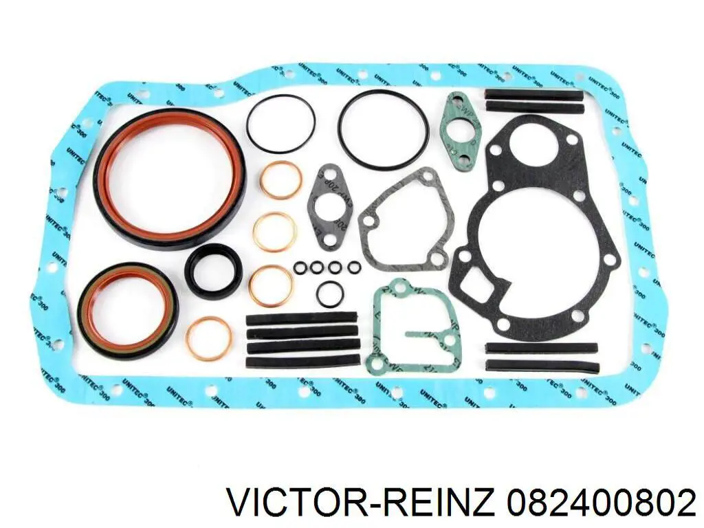 082400802 Victor Reinz комплект прокладок двигателя нижний