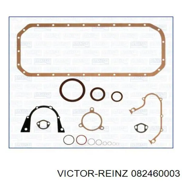 082460003 Victor Reinz комплект прокладок двигателя нижний