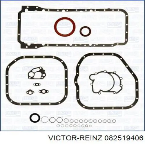 Нижний комплект прокладок двигателя 082519406 Victor Reinz