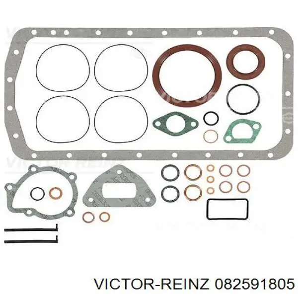 08-25918-05 Victor Reinz комплект прокладок двигателя нижний