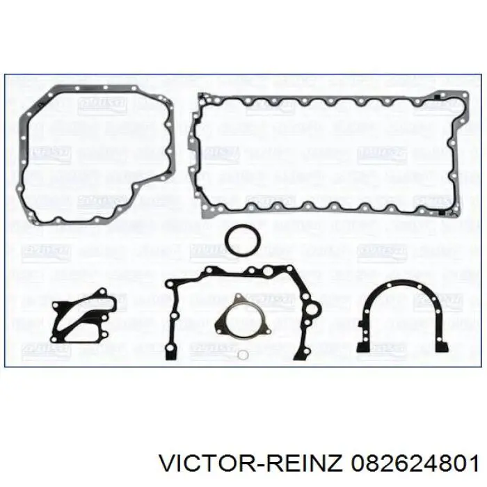 Нижний комплект прокладок двигателя 082624801 Victor Reinz