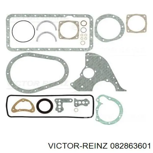 08-28636-01 Victor Reinz комплект прокладок двигателя нижний