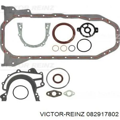 Купить 082917802 Victor Reinz Нижний комплект прокладок двигателя
