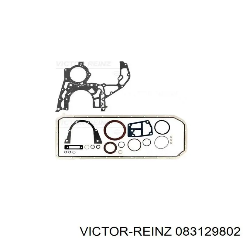 083129802 Victor Reinz комплект прокладок двигателя нижний