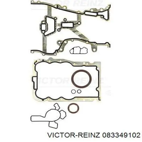 83349102 Victor Reinz комплект прокладок двигателя нижний