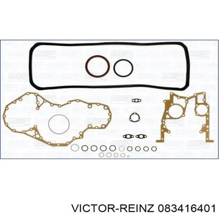 08-34164-01 Victor Reinz комплект прокладок двигателя нижний