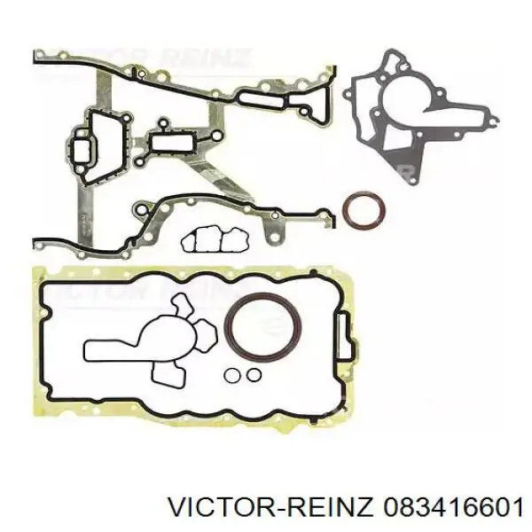 08-34166-01 Victor Reinz комплект прокладок двигателя нижний