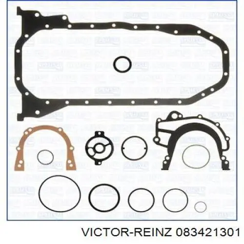 Комплект прокладок двигателя нижний Victor Reinz 083421301