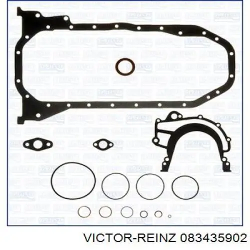Нижний комплект прокладок двигателя 083435902 Victor Reinz