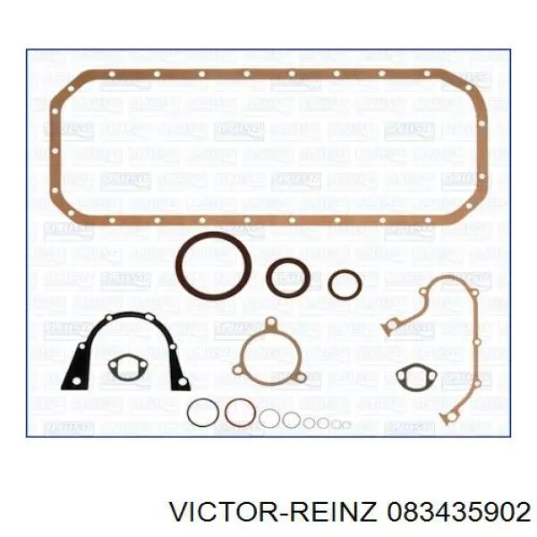 Нижний комплект прокладок двигателя Victor Reinz 083435902 цена, от 71.73 USD
