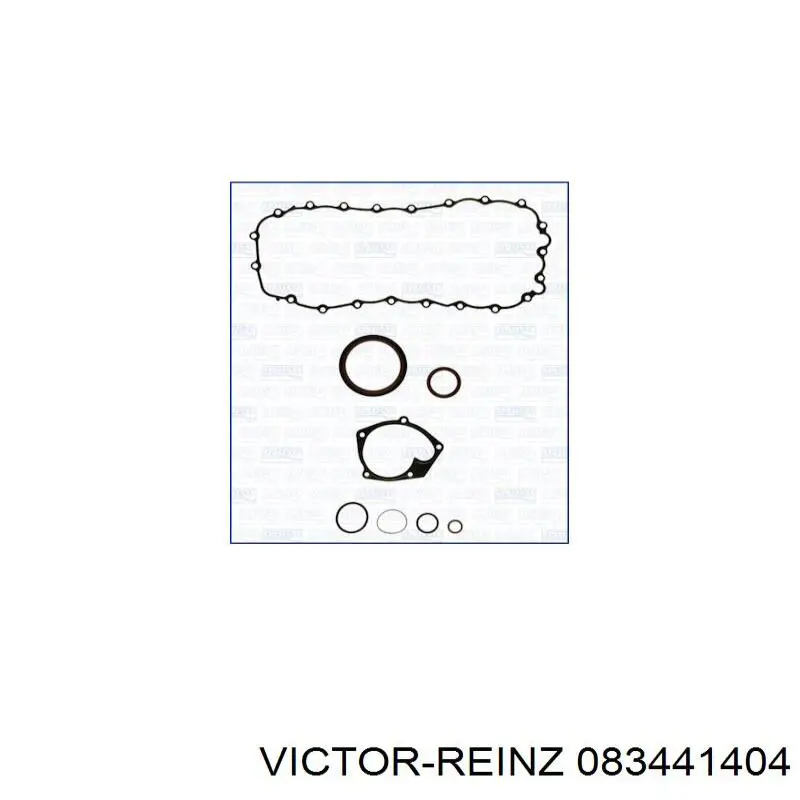 Нижний комплект прокладок двигателя 083441404 Victor Reinz