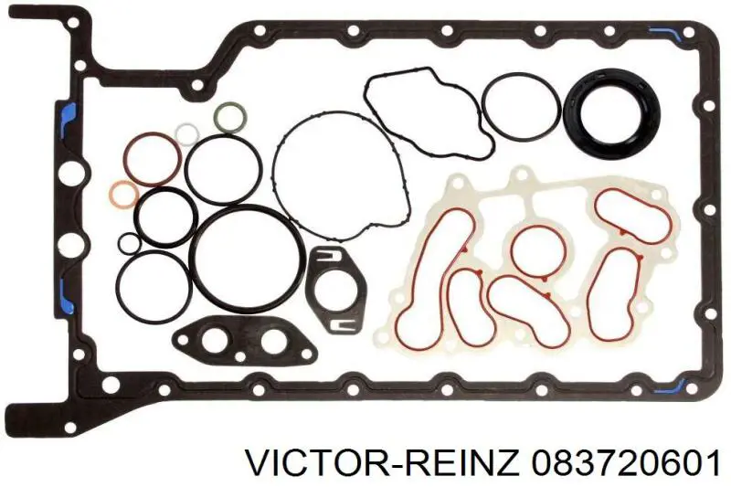 08-37206-01 Victor Reinz комплект прокладок двигателя нижний