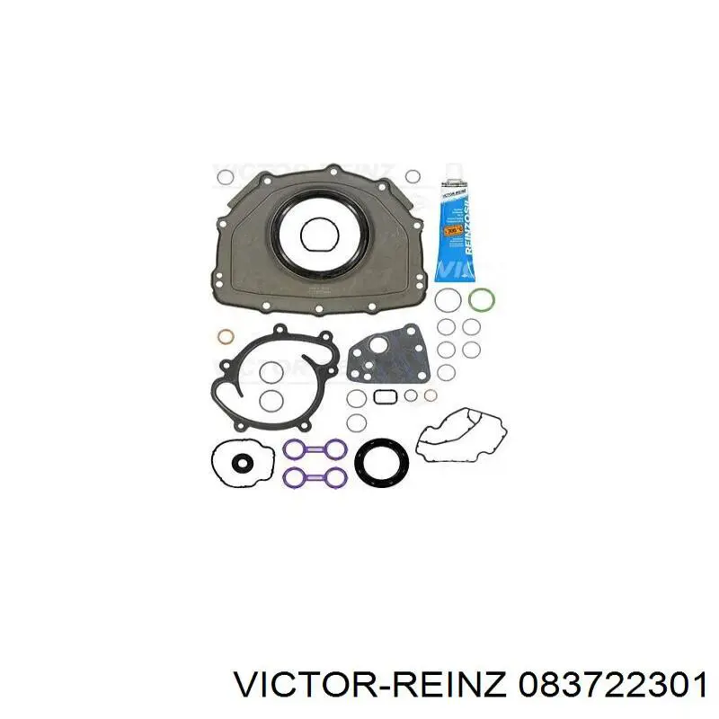 083722301 Victor Reinz комплект прокладок двигателя нижний