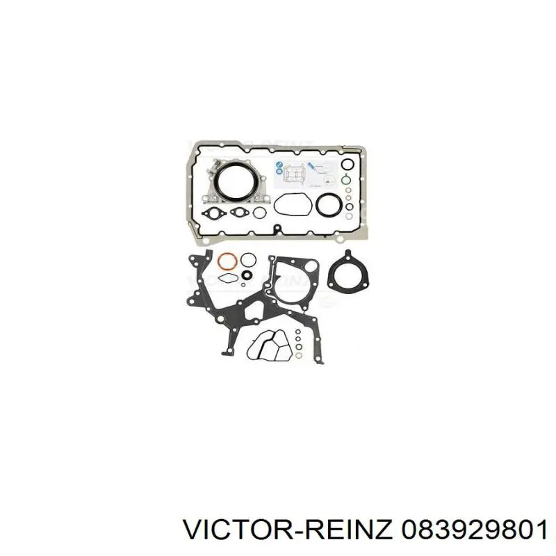 083929801 Victor Reinz комплект прокладок двигателя нижний