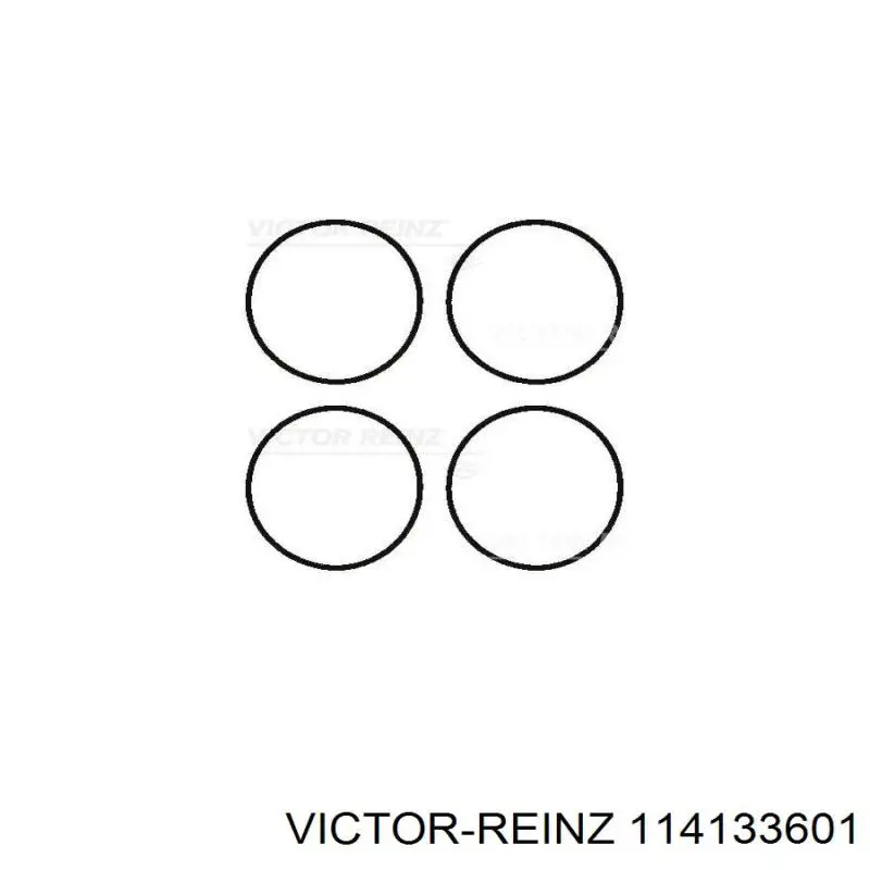 114133601 Victor Reinz vedante de tubo coletor de admissão
