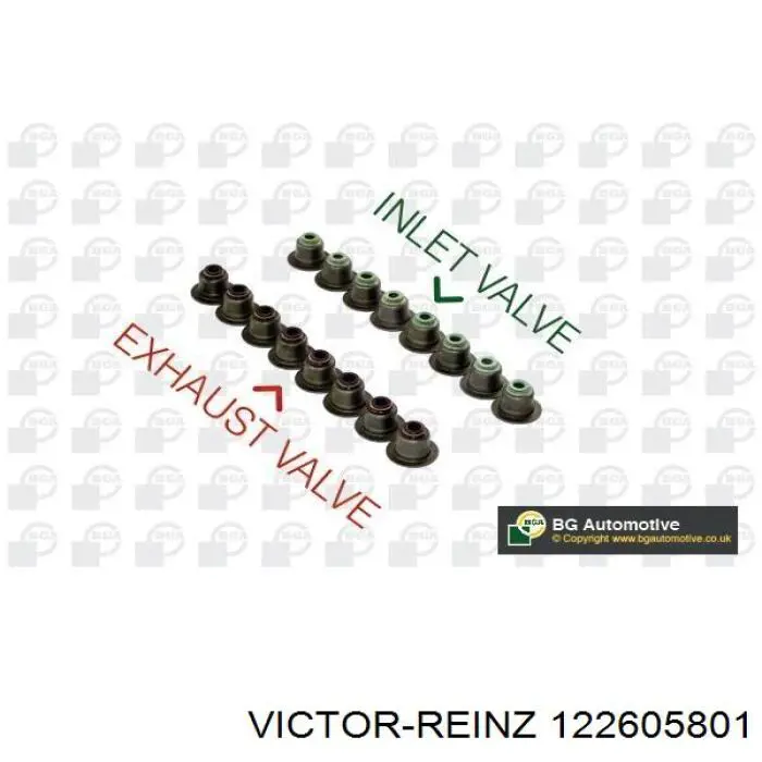 12-26058-01 Victor Reinz сальник клапана (маслосъемный, впуск/выпуск, комплект на мотор)