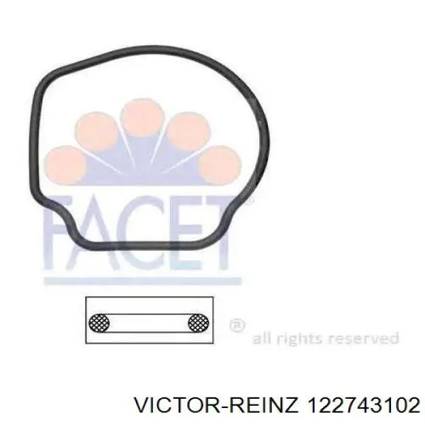 122743102 Victor Reinz сальник клапана (маслосъемный, впуск/выпуск, комплект на мотор)