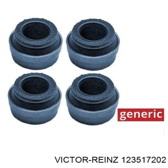 Сальник клапана (маслосъемный), впуск/выпуск, комплект на мотор Victor Reinz 123517202