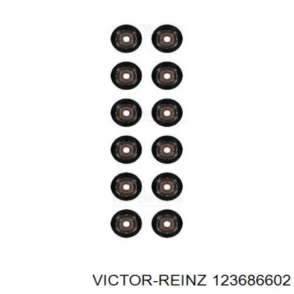 Сальник клапана (маслосъемный), впуск/выпуск, комплект на мотор Victor Reinz 123686602