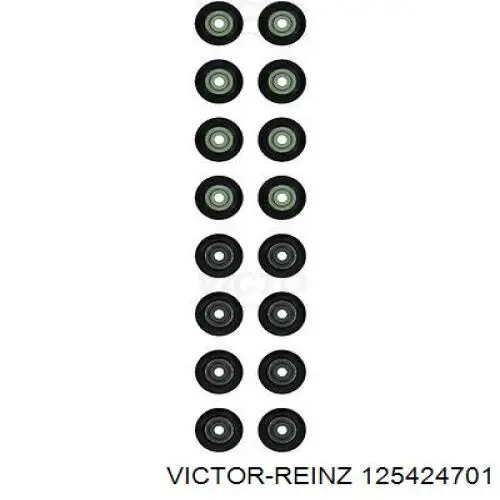 125424701 Victor Reinz сальник клапана (маслосъемный, впуск/выпуск, комплект на мотор)