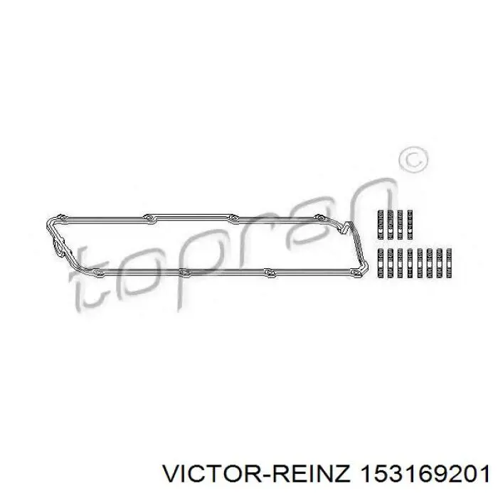 Juego de Juntas, Tapa de culata de cilindro, Anillo de junta 153169201 Victor Reinz