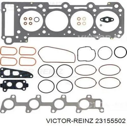 Верхний комплект прокладок двигателя 23155502 Victor Reinz