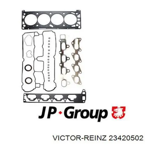 23420502 Victor Reinz комплект прокладок двигателя верхний