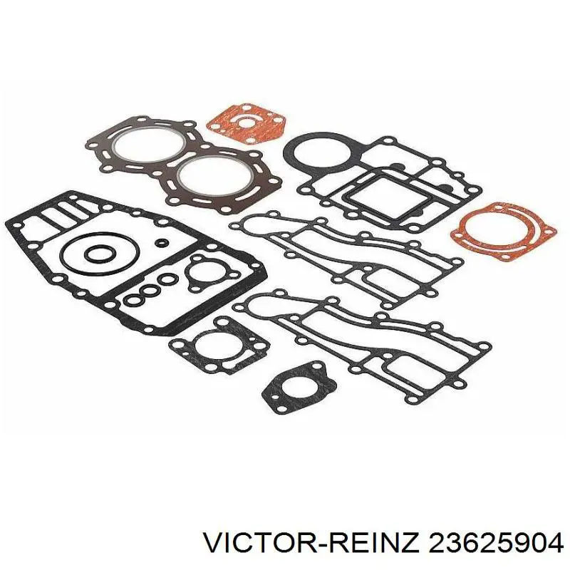 23625904 Victor Reinz комплект прокладок двигателя верхний