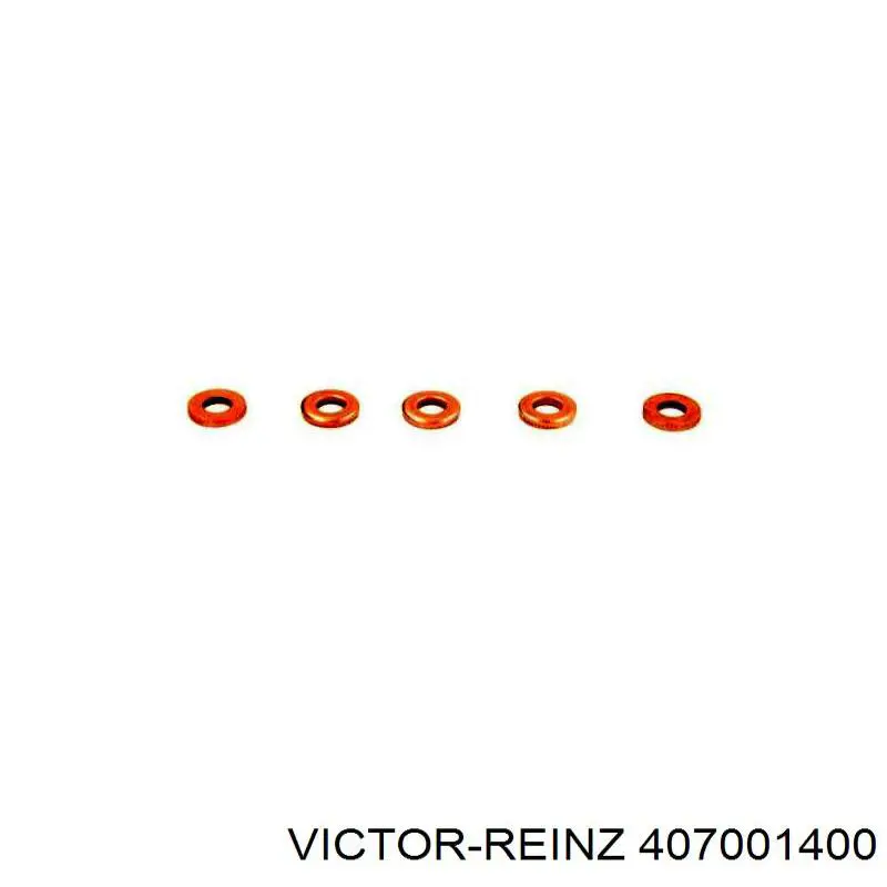 Кольцо (шайба) форсунки инжектора посадочное VICTOR REINZ 407001400