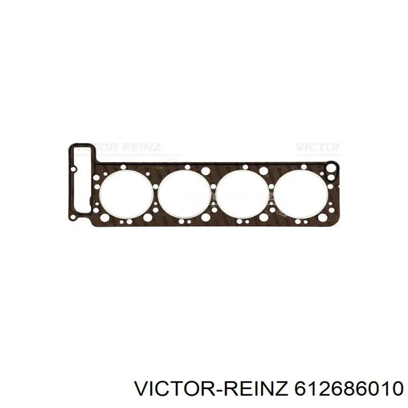 Правая прокладка ГБЦ 612686010 Victor Reinz