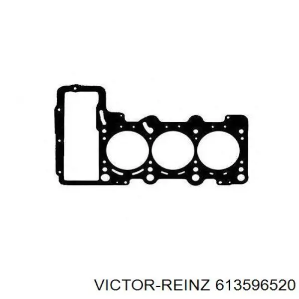 Прокладка головки блока цилиндров (ГБЦ) правая Victor Reinz 613596520
