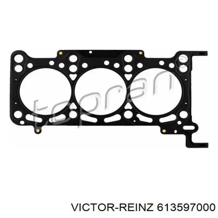 Прокладка головки блока циліндрів (ГБЦ), ліва 613597000 Victor Reinz