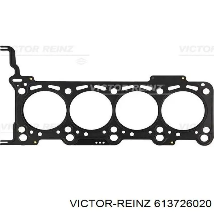 057103383HL VAG vedante esquerdo de cabeça de motor (cbc)