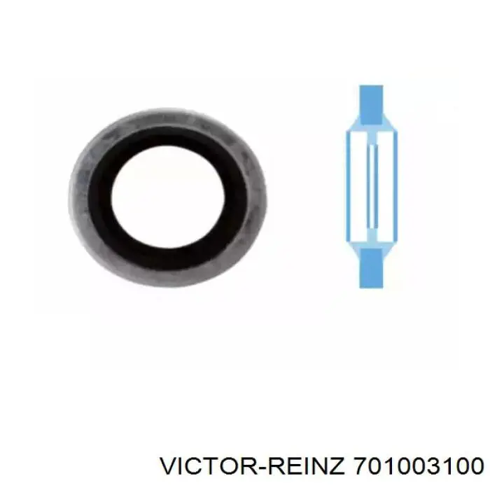 Сальник клапана (маслосъёмный) выпускного Victor Reinz 701003100