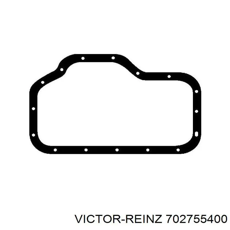 702755400 Victor Reinz прокладка поддона картера двигателя нижняя