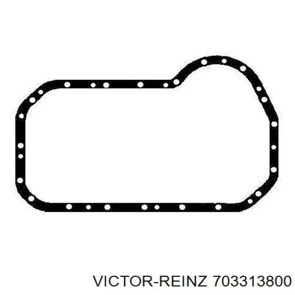 703313800 Victor Reinz прокладка поддона картера двигателя