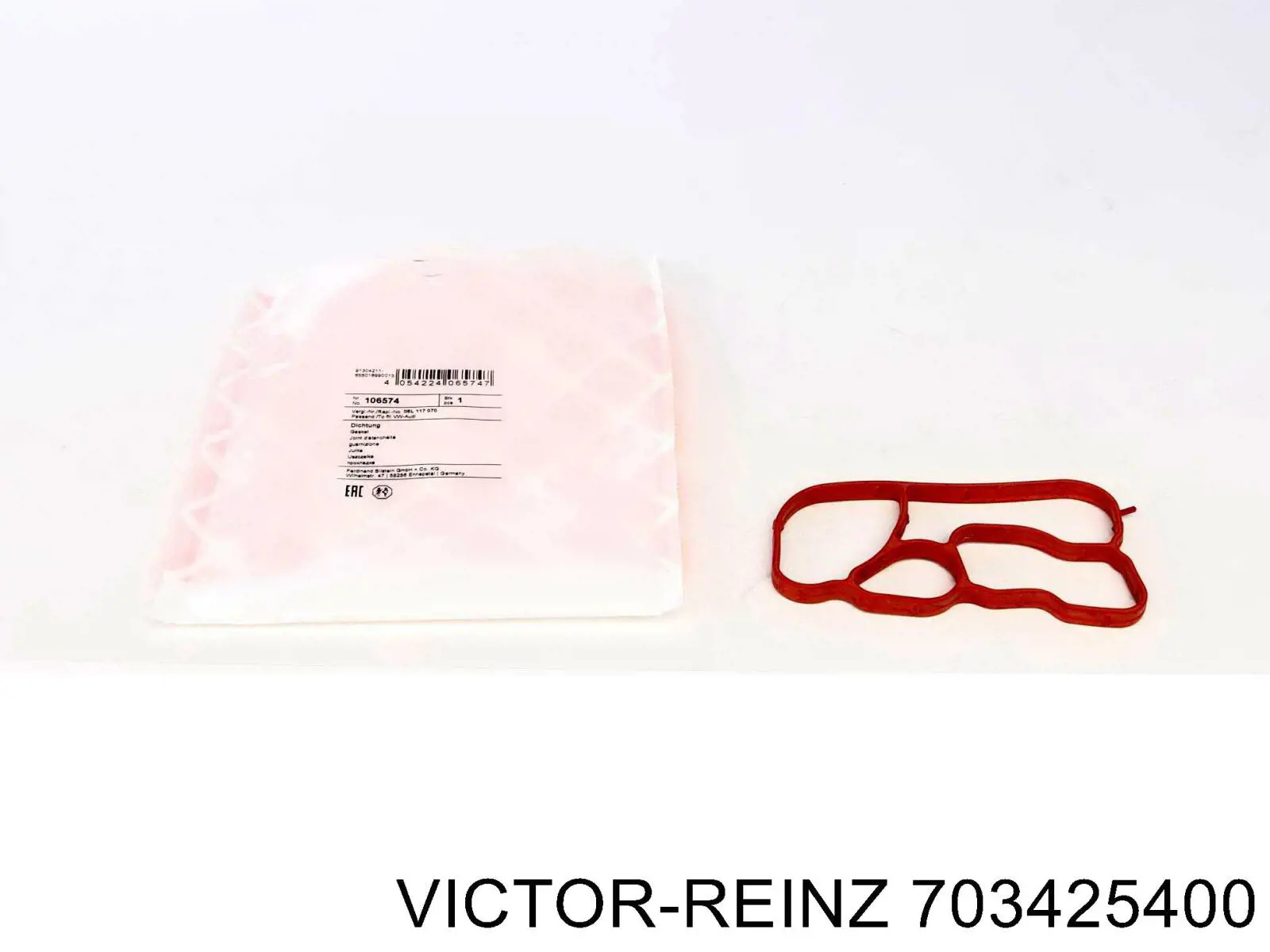Прокладка радиатора масляного Victor Reinz 703425400