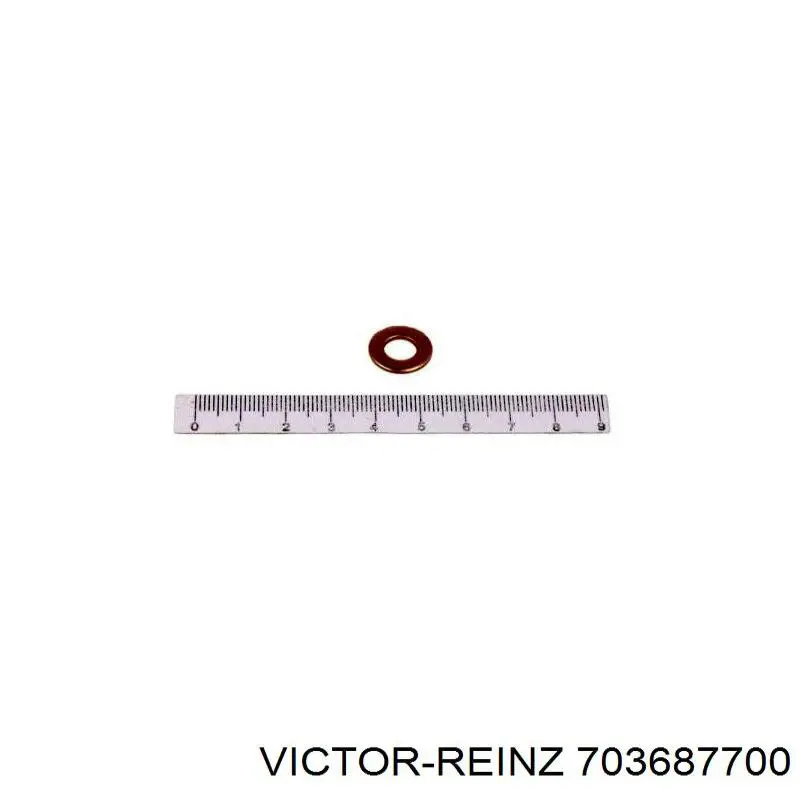 Кольцо (шайба) форсунки инжектора посадочное VICTOR REINZ 703687700