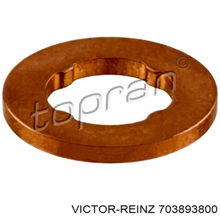 Кольцо (шайба) форсунки инжектора посадочное VICTOR REINZ 703893800