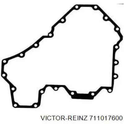 711017600 Victor Reinz прокладка поддона картера двигателя верхняя